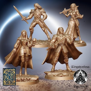 Undead Vampires DnD Miniature, Tabletop RPG DnD Mini, D&D Figurines, Fantasy Gaming and Pathfinder, Labyrinth Models, DnD Gift