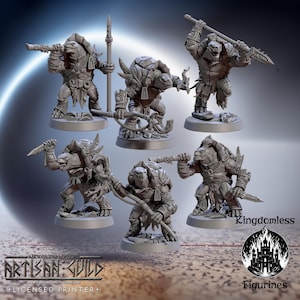 Turtlekin Warriors DnD Miniature | Tabletop RPG DnD Mini | D&D Figurines for Pathfinder Fantasy Gaming | Artisan Guild Modular