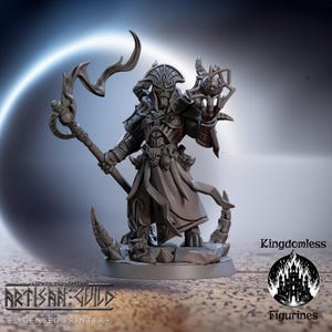 Golem Necromancer DnD Miniature | Tabletop RPG DnD Mini | D&D Figurines for Pathfinder Fantasy Gaming | Artisan Guild Modular