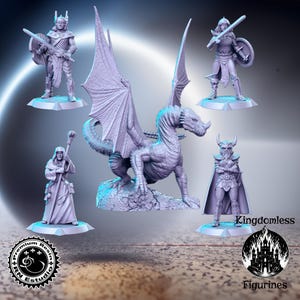 Western RPG Vol 5 Full Set DnD Miniature, Tabletop RPG DnD Mini, D&D Figurines, Fantasy Gaming and Pathfinder, RN Estudio