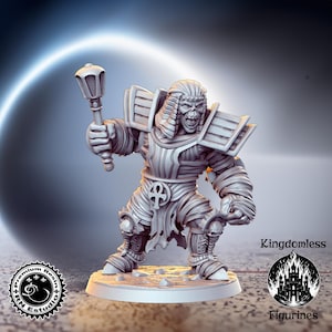 Egyptian Pharaoh Mummy DnD Miniature | Tabletop RPG DnD Mini | D&D Figurines | Fantasy Gaming and Pathfinder | RN Estudio