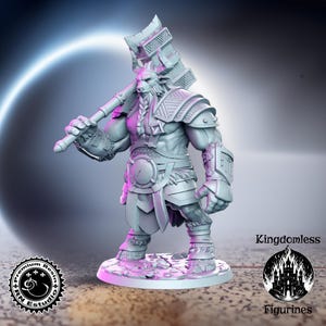 Minitaur Warrior DnD Miniature | Tabletop RPG DnD Mini | D&D Figurines | Fantasy Gaming and Pathfinder | RN Estudio