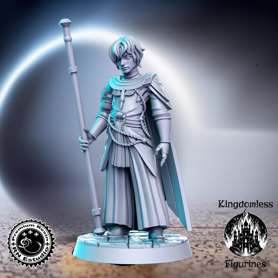 Resin Human Monk Miniature, Tabletop RPG, Dnd Figurines, RN Estudio - Etsy