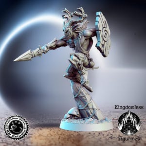 Elven Warrior Mini | DnD Tabletop RPG Miniature | D&D Figurines | Pathfinder Fantasy Gaming | RN Estudio | Male Wood Elf Fighter