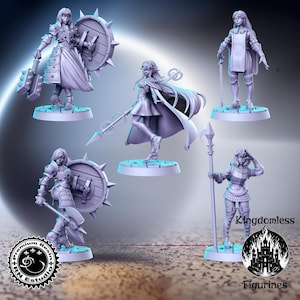 Classic JRPG Vol 33 Full Set DnD Miniature, Tabletop RPG DnD Mini, D&D Figurines, Fantasy Gaming and Pathfinder, RN Estudio, DnD Gift