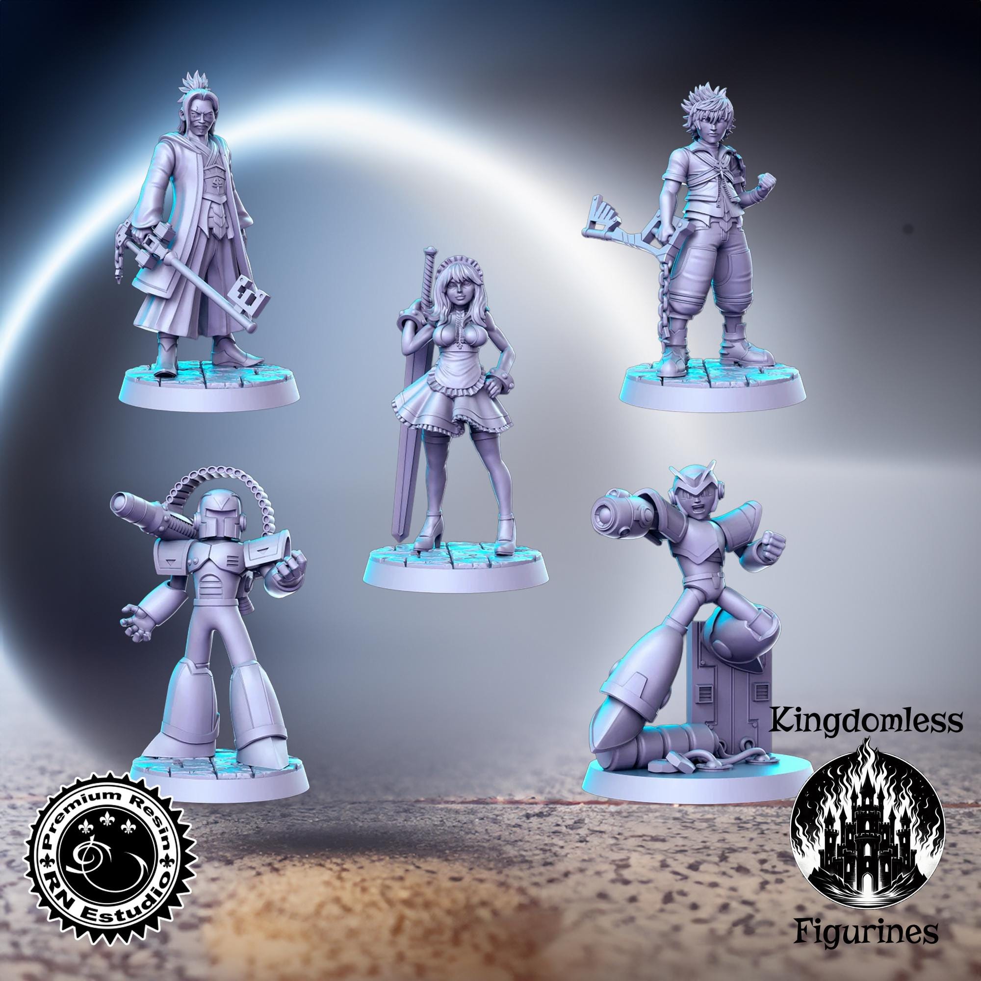 Classic JRPG Vol 28 Full Set Dnd Miniature, Tabletop RPG Dnd