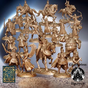 Aquila Empire Vol 1 Conjunto completo DnD Miniatura, RPG de mesa DnD Mini, Figuras D&D, Juegos de fantasía y Pathfinder, Modelos de laberinto, Regalo