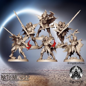 Vampire Knights DnD Miniature | Tabletop RPG DnD Mini | D&D Figurines for Fantasy Gaming and Pathfinder | Artisan Guild Modular