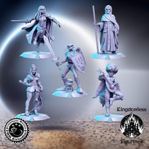 Western RPG Vol 2 Full Set DnD Miniature, Tabletop RPG DnD Mini, D&D Figurines, Fantasy Gaming and Pathfinder, RN Estudio