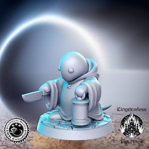 Cute Anime Thief DnD Miniature | Tabletop RPG DnD Mini | D&D Figurines | Fantasy Gaming and Pathfinder | RN Estudio