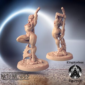 Orco Pinup DnD Miniatura / RPG de mesa DnD Mini / Figuras D&D para Pathfinder Fantasy Gaming / Artisan Guild