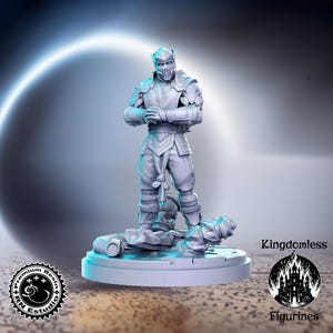Evil Ninja Tournament Fighter DnD Miniature, Tabletop RPG DnD Mini, D&D Figurines, Fantasy Gaming and Pathfinder, RN Estudio