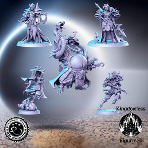KujLa Tribe Warband Vol 1 Full Set DnD Miniature, Tabletop RPG DnD Mini, D&D Figurines, Fantasy Gaming and Pathfinder, RN Estudio, RNEstudio