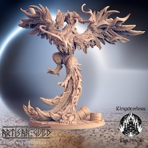 DnD Phoenix Rider Mini | Tabletop RPG Miniature | D&D Figurines | Pathfinder Fantasy Gaming | Artisan Guild Modular | Gryphon Boss Mount