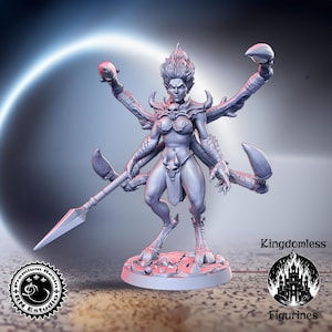 Tribal Devil DnD Miniature, Tabletop RPG DnD Mini, D&D Figurines, Fantasy Gaming and Pathfinder, RN Estudio