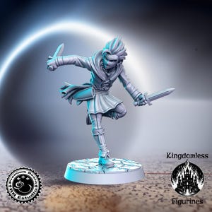 Child Rouge DnD Miniature | Tabletop RPG DnD Mini | D&D Figurines | Fantasy Gaming and Pathfinder | RN Estudio