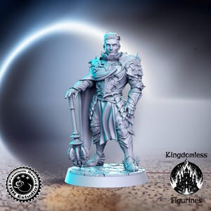 Human Knight DnD Miniature, Tabletop RPG DnD Mini, D&D Figurines, Fantasy Gaming and Pathfinder, RN Estudio