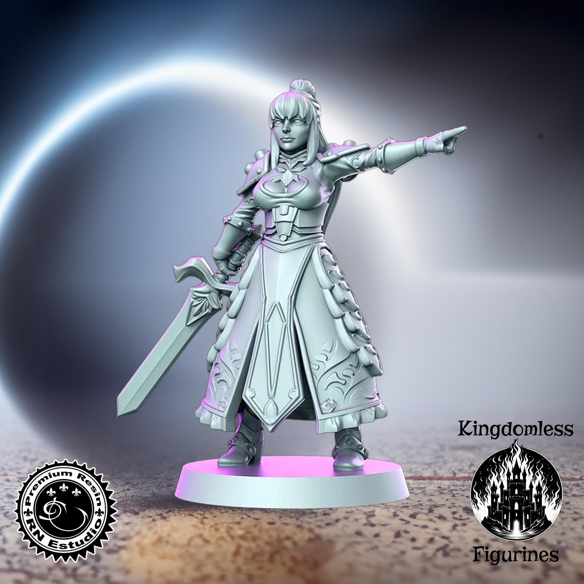 Mini Female Human Female Warrior Mini: RPG Tabletop Miniature, Rnestudio - Etsy
