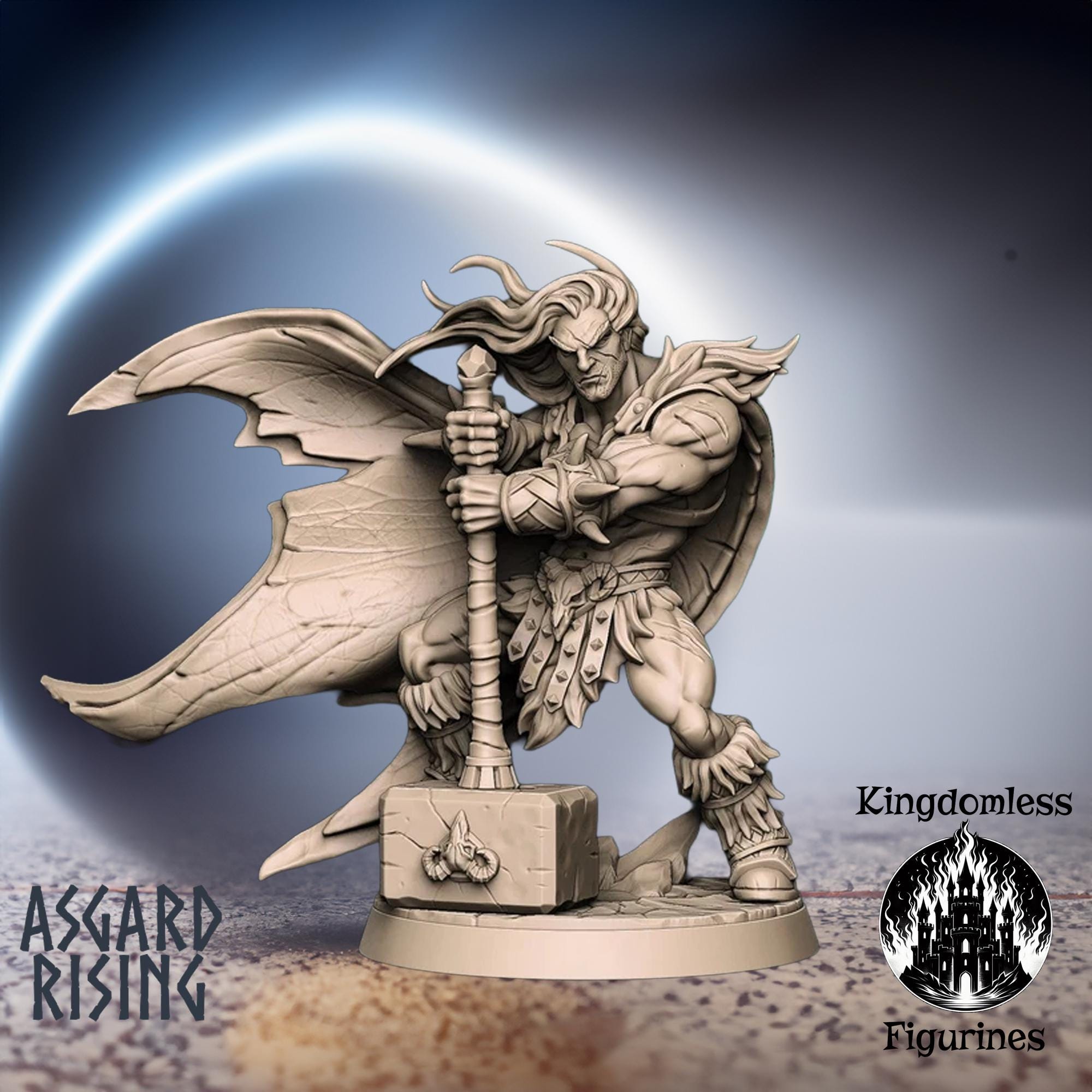 Barbarian Champion DnD Miniature | Tabletop RPG DnD Mini | D&D Figurines for Fantasy Gaming and Pathfinder | Artisan Guild Modular