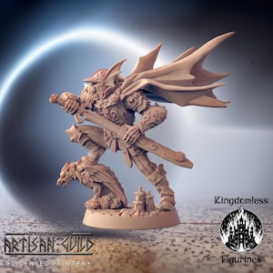 Undead Skeleton Champion DnD Miniature | Tabletop RPG Mini | D&D Figurines | Pathfinder Fantasy Gaming | Artisan Guild Modular