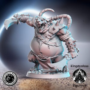 Rat Orge Boss Mini | DnD Tabletop RPG Miniature | D&D Figurines | Pathfinder Fantasy Gaming | RN Estudio