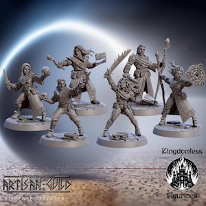 Apprentice Mage DnD Miniature | Tabletop RPG DnD Mini | D&D Figurines for Pathfinder Fantasy Gaming | Artisan Guild Modular