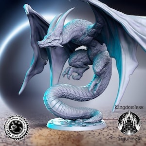 Dragon Boss DnD Miniature | Tabletop RPG DnD Mini | D&D Figurines | Fantasy Gaming and Pathfinder | RN Estudio