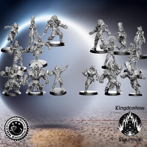 Mythbowl Ancestrals DnD Miniature, Tabletop RPG DnD Mini, D&D Figurines, Fantasy Football, Fantasy Gaming and Pathfinder, RN Estudio