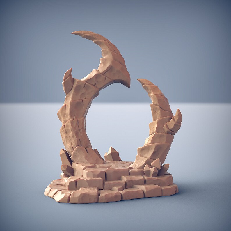 Demon Portal Terrain Dnd Miniature Tabletop RPG Dnd Mini - Etsy