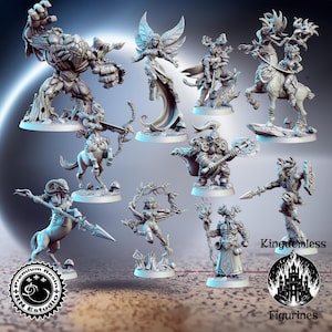 Inside the Magic Forest Set DnD Miniature, Tabletop RPG DnD Mini, D&D Figurines, Pathfinder and Fantasy Gaming, RN Estudio
