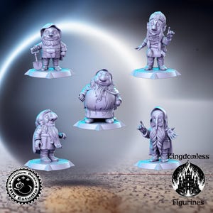 Western RPG Vol 7 Full Set DnD Miniature, Tabletop RPG DnD Mini, D&D Figurines, Fantasy Gaming and Pathfinder, RN Estudio