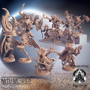 Abyss Demons Full Set DnD Miniature | Tabletop RPG DnD Mini | D&D Figurines for Pathfinder Fantasy Gaming | Artisan Guild Modular