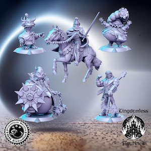 Western RPG Vol 4 Full Set DnD Miniature, Tabletop RPG DnD Mini, D&D Figurines, Fantasy Gaming and Pathfinder, RN Estudio