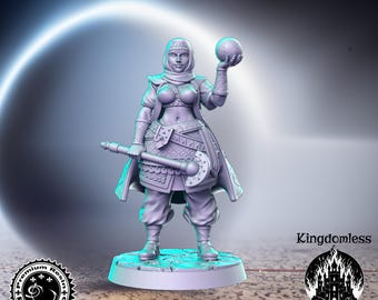 Miniatura de clérigo pin-up de resina, RN Estudio, juego de rol de mesa DnD Mini