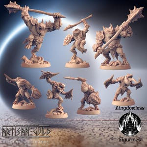 Swamp Frog Warrior DnD Miniature | Tabletop RPG Mini | D&D Figurines | Pathfinder Fantasy Gaming | Artisan Guild Modular