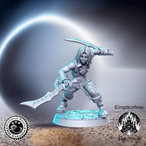Assassin DnD Miniature | Tabletop RPG DnD Mini | D&D Figurines | Fantasy Gaming and Pathfinder | RN Estudio