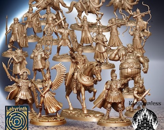 Aquila Empire Vol 2 Full Set DnD Miniature, Tabletop RPG DnD Mini, D&D Figurines, Fantasy Gaming and Pathfinder, Labyrinth Models, Gift