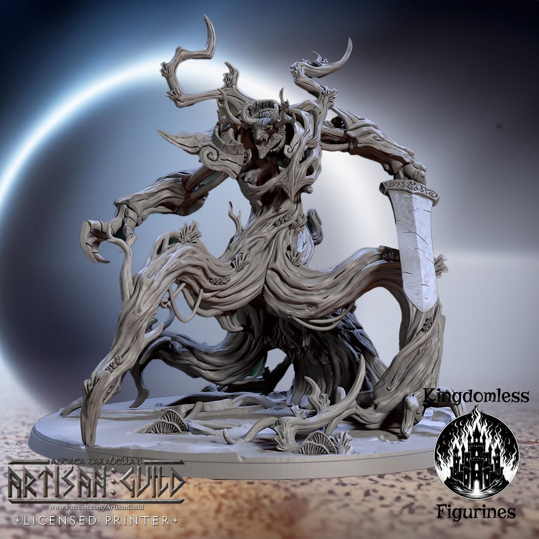 Forest Treant Primal Rage God Dnd Miniature, Tabletop RPG Dnd Mini, D&D ...