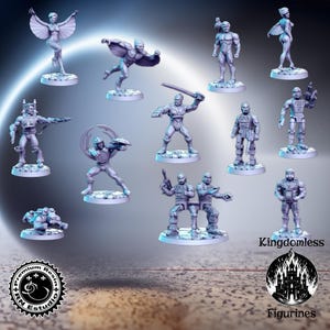 Those Wonderful 80s Vol. 2 Full Set DnD Miniature, Tabletop RPG DnD Mini, D&D Figurines, Pathfinder and Fantasy Gaming, RN Estudio