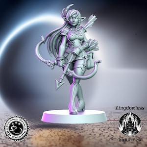 Female Elf Ranger DnD Miniature | Tabletop RPG DnD Mini | D&D Figurines | Pathfinder Fantasy Gaming | RN Estudio