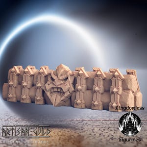 Dwarf Bunker Terrain DnD Miniature | Tabletop RPG DnD Mini | D&D Figurines for Fantasy Gaming and Pathfinder | Artisan Guild