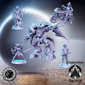 Classic JRPG Vol 13 Full Set DnD Miniature, Tabletop RPG DnD Mini, D&D Figurines, Fantasy Gaming and Pathfinder, RN Estudio, RNEstudio