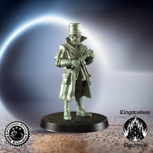 Jack Paranormal Investigator DnD Miniature, Tabletop RPG DnD Mini, D&D Figurines, Fantasy Gaming and Pathfinder, RN Estudio, Gift