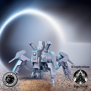 Crab Mech DnD Miniature, Tabletop RPG DnD Mini, D&D Figurines, Fantasy Gaming and Pathfinder, RN Estudio