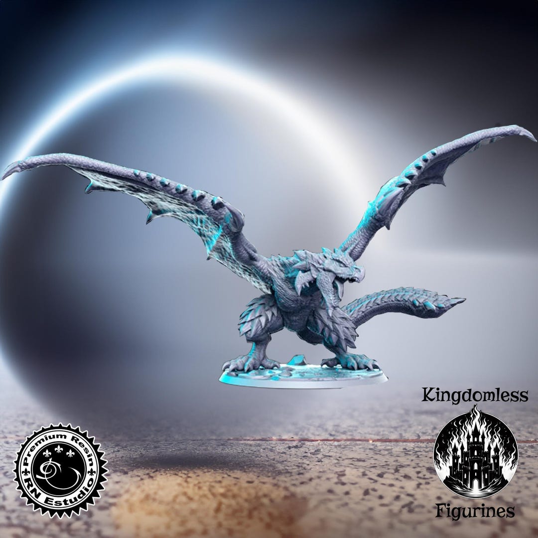 Fantasy Dragon Miniature, Tabletop RPG Dnd Mini, RN Estudio - Etsy