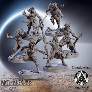 Tiefling Trickster DnD Miniature | Tabletop RPG DnD Mini | D&D Figurines for Pathfinder Fantasy Gaming | Artisan Guild Modular