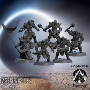 Golem Warriors DnD Miniature | Tabletop RPG DnD Mini | D&D Figurines for Pathfinder Fantasy Gaming | Artisan Guild Modular