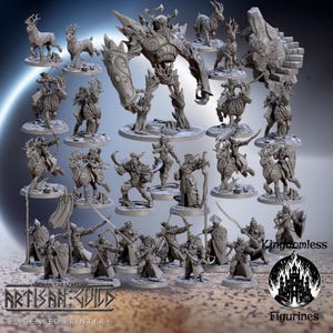 Noble Alfar Miniature Full Set | Artisan Guild DnD RPG Figures