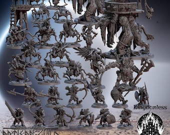 Set completo di miniature dei Goblin di Faldorn / Miniature DnD della Gilda degli Artigiani