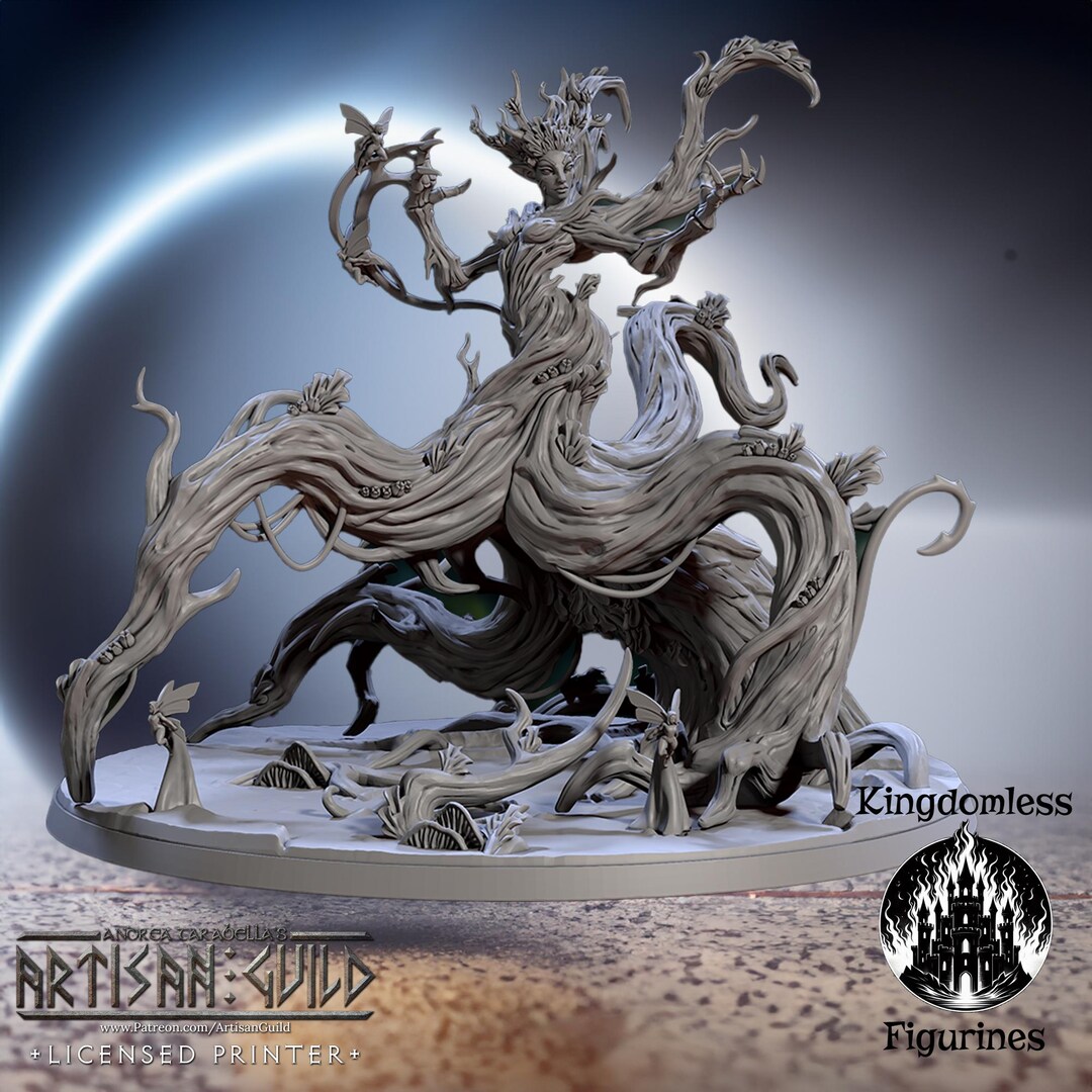 Forest Treant Queen Dnd Miniature, Tabletop RPG Dnd Mini, D&D Figurines ...